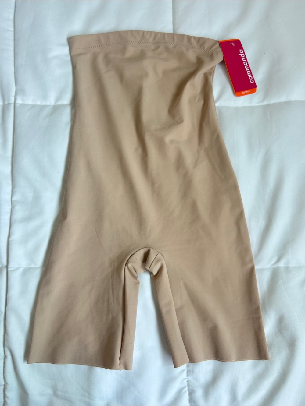 Commando Beige classic control high waist shorts in small